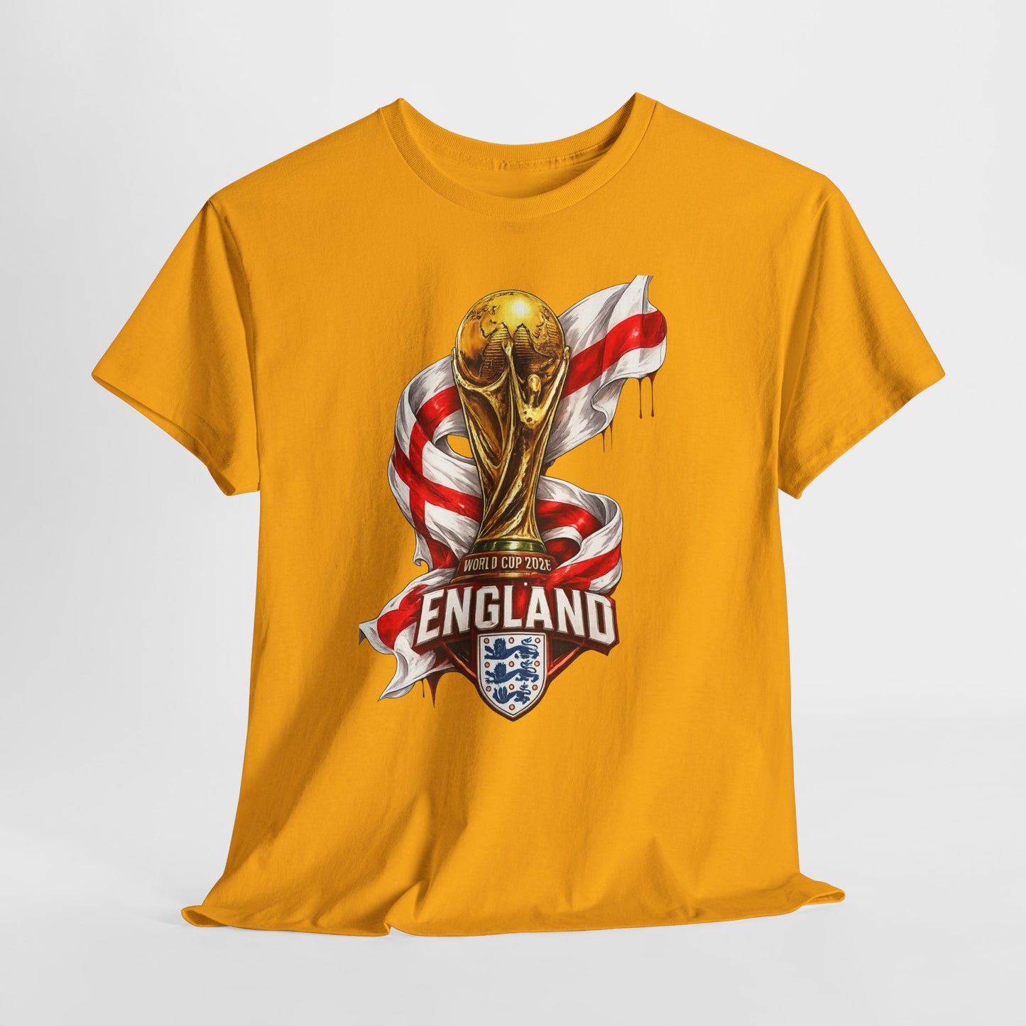 England World Cup Trophy T‑Shirt — St George's Cross Football Fan Tee