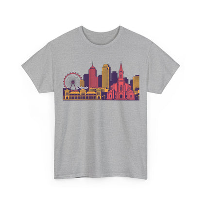 Orlando City Skyline T-Shirt — Colorful Urban Landmark Graphic Tee