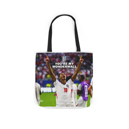 Jude Bellingham England Celebration Tote Bag – "You’re My Wonderwall" England Fan Canvas Tote