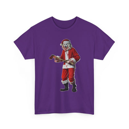 Santa Skeleton Guitar T-Shirt