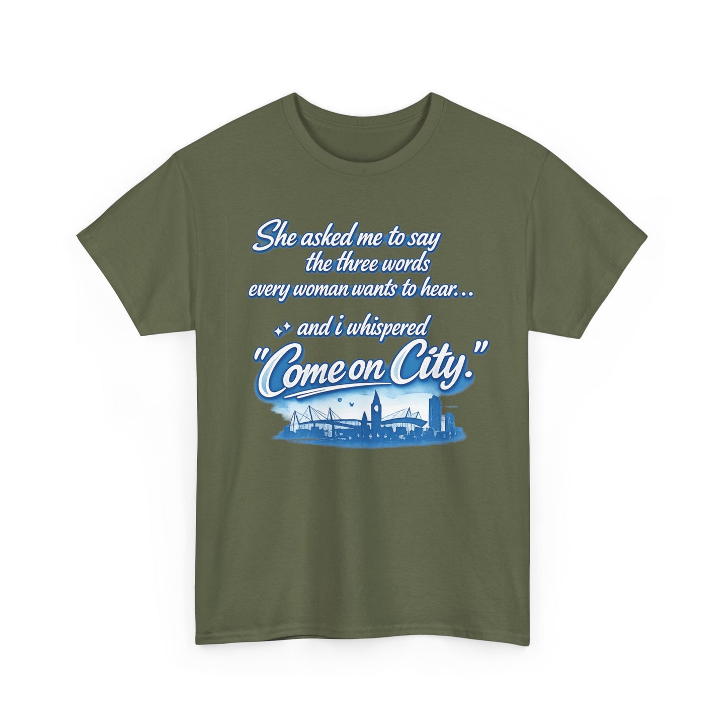 Come on City Skyline Tee — Retro Script Urban Pride T‑Shirt