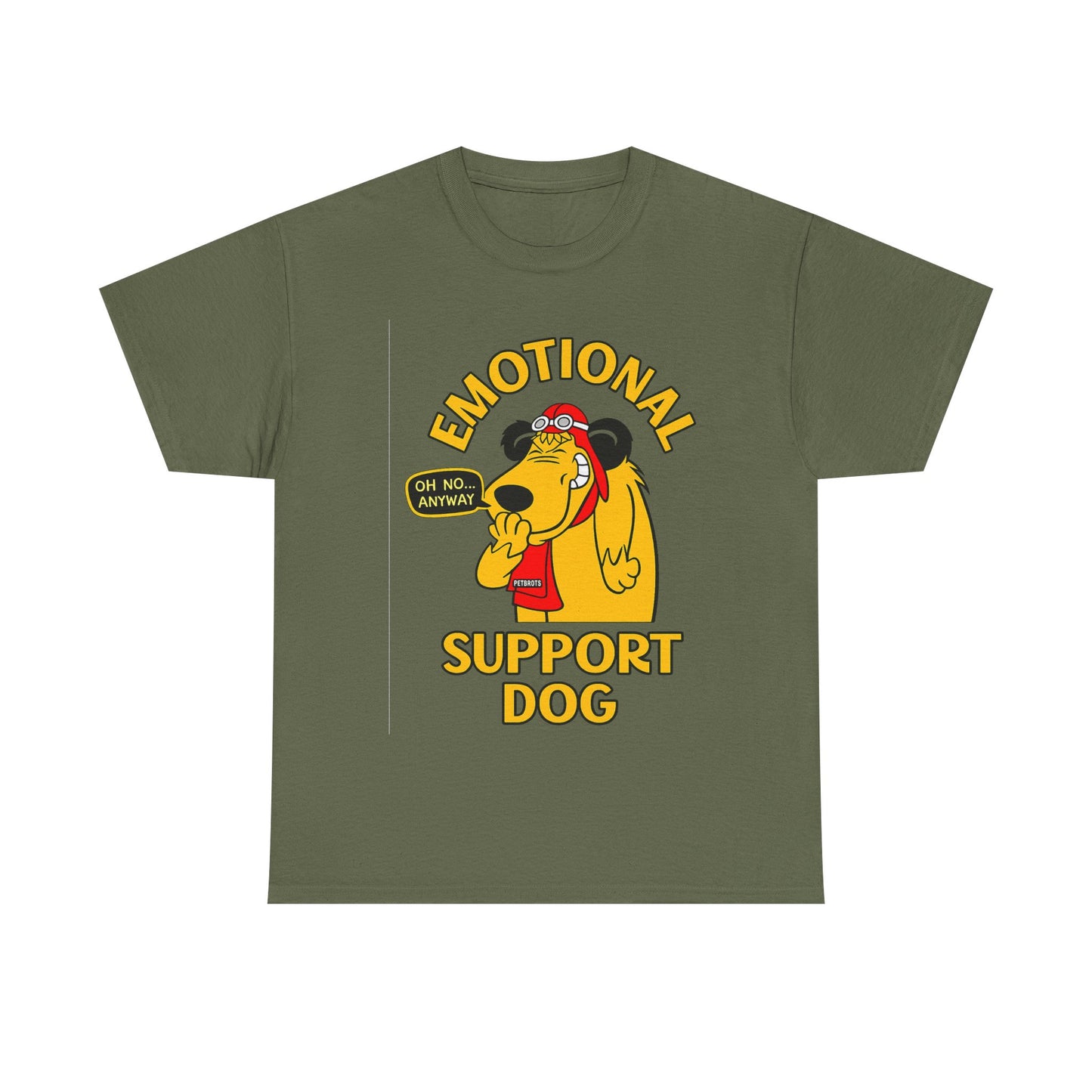 Emotional Support Dog T-Shirt — Cute Cartoon Comfort Pup Tee