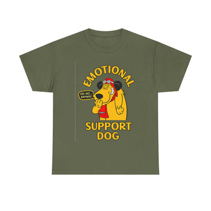 Emotional Support Dog T-Shirt — Cute Cartoon Comfort Pup Tee