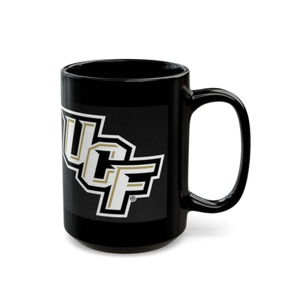 UCF Knights Black Ceramic Mug — College Logo Coffee Cup (11oz & 15oz)