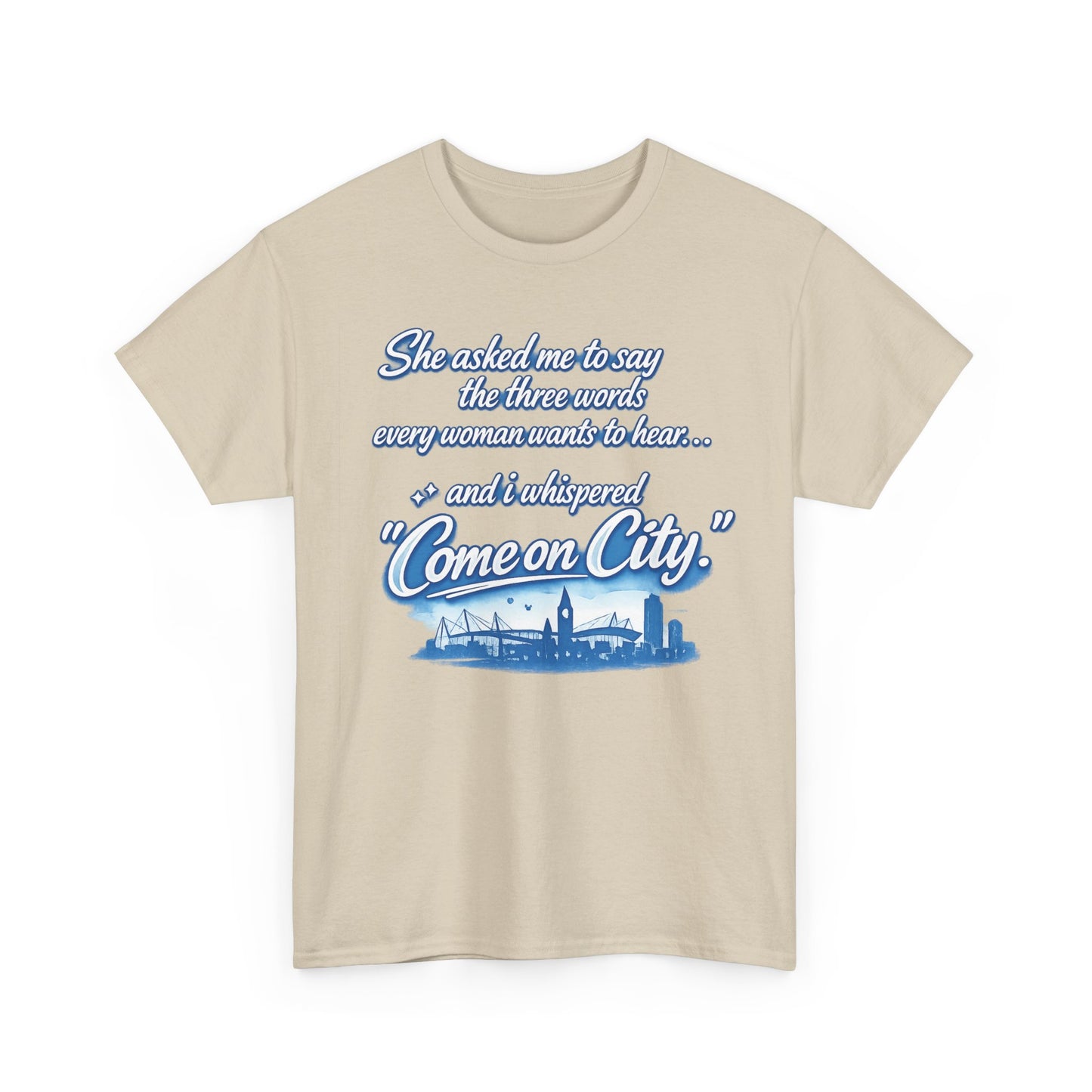 Come on City Skyline Tee — Retro Script Urban Pride T‑Shirt
