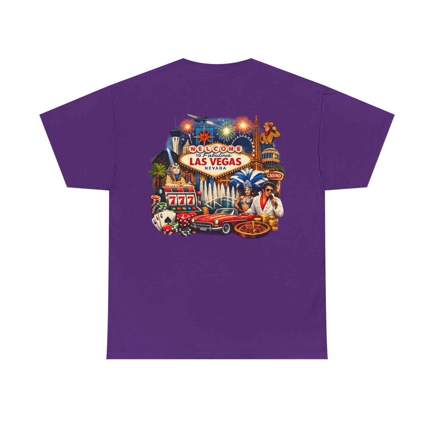 Las Vegas Vintage Collage T‑Shirt