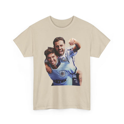 Soccer Celebration T-Shirt — Vintage Team Goal Photo Tee