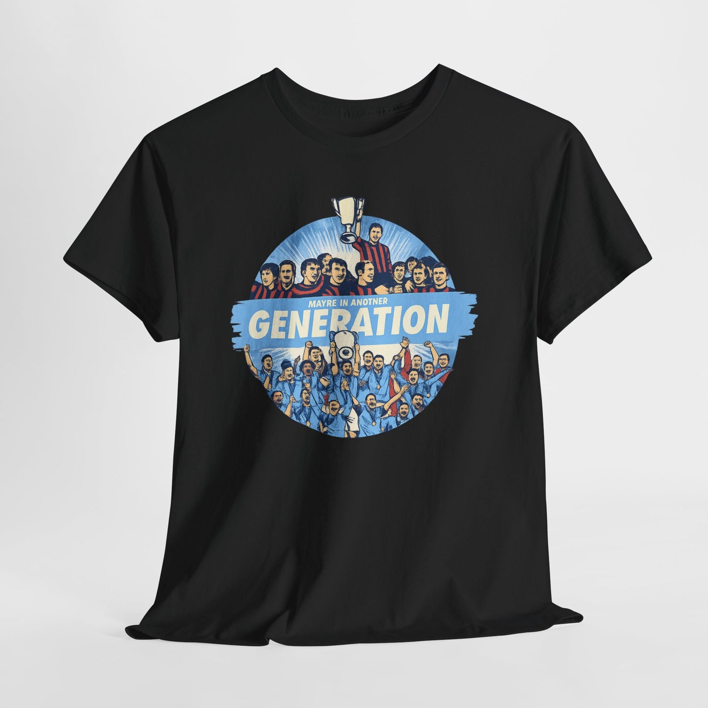 Manchester City Maybe in Another Generation Champions T‑Shirt — Retro Team Fan Tee