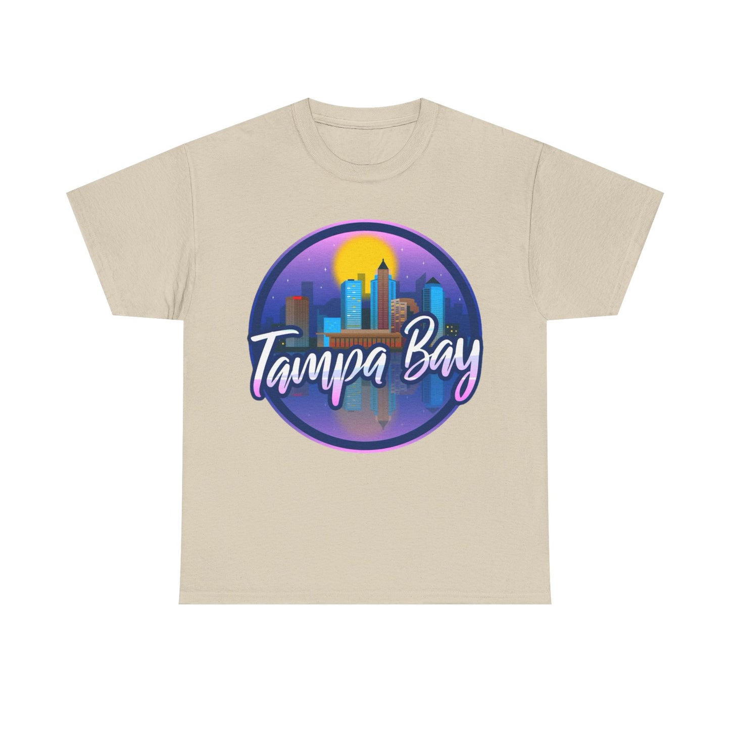 Tampa Bay Skyline T-Shirt — Retro Sunset Cityscape Tee