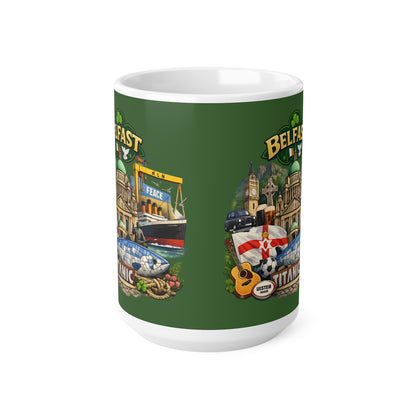 Belfast Landmark Coffee Mug — Titanic, City Sights & Irish Icons (11oz/15oz)