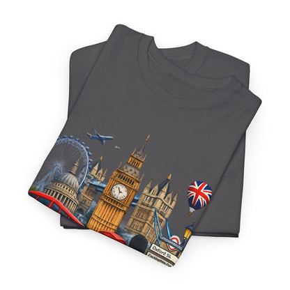London Landmarks T‑Shirt — British Icons Collage Tee