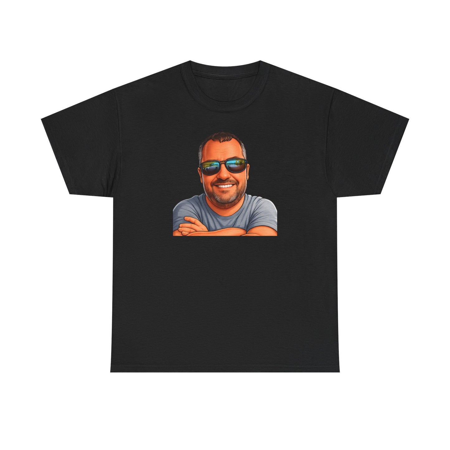 Graphic Tee — "The Needs of the Many Outweigh the Needs of the Few" Smiling Man Design
