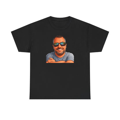 Graphic Tee — "The Needs of the Many Outweigh the Needs of the Few" Smiling Man Design