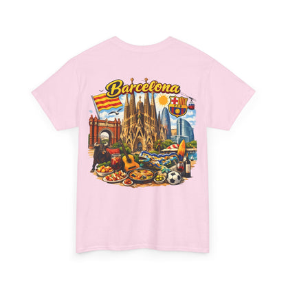 Barcelona Souvenir T‑Shirt — Vintage City Collage Tee