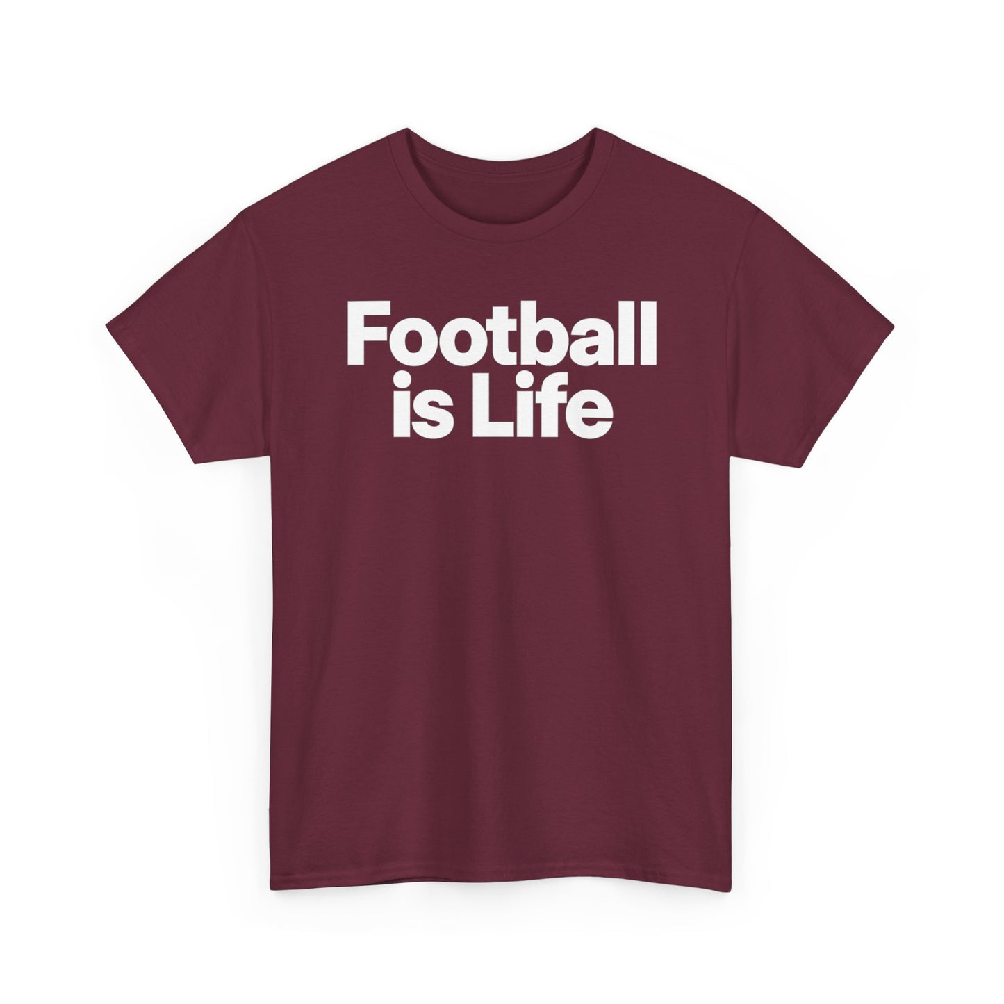 Football Is Life T-Shirt — Bold Graphic Tee for Fans & Players