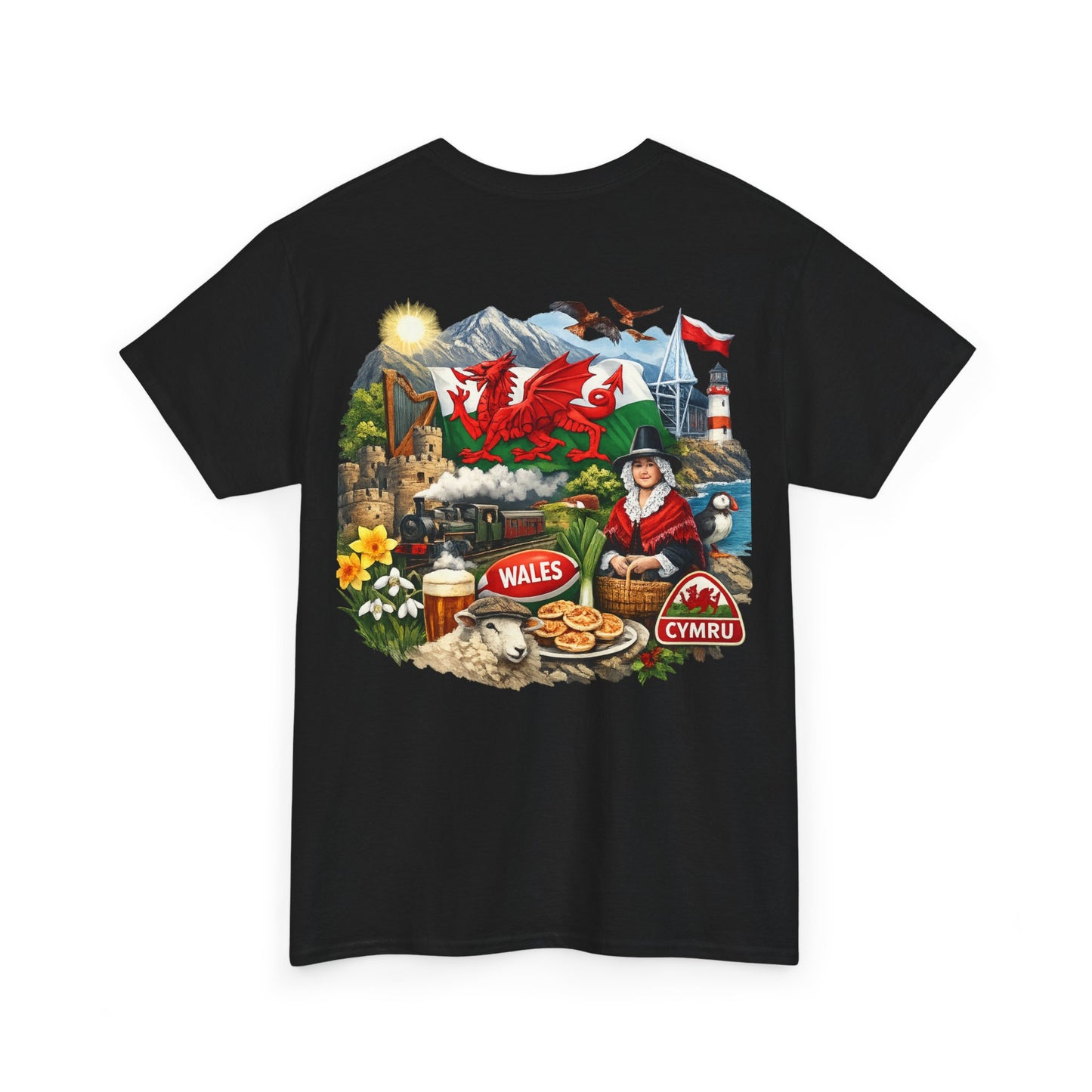 Wales Pride T-Shirt — 'Make Wales Great Again' Welsh Dragon Tee