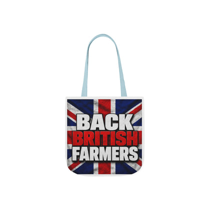 Back British Farmers Canvas Tote Bag — Union Jack Farming Support Tote