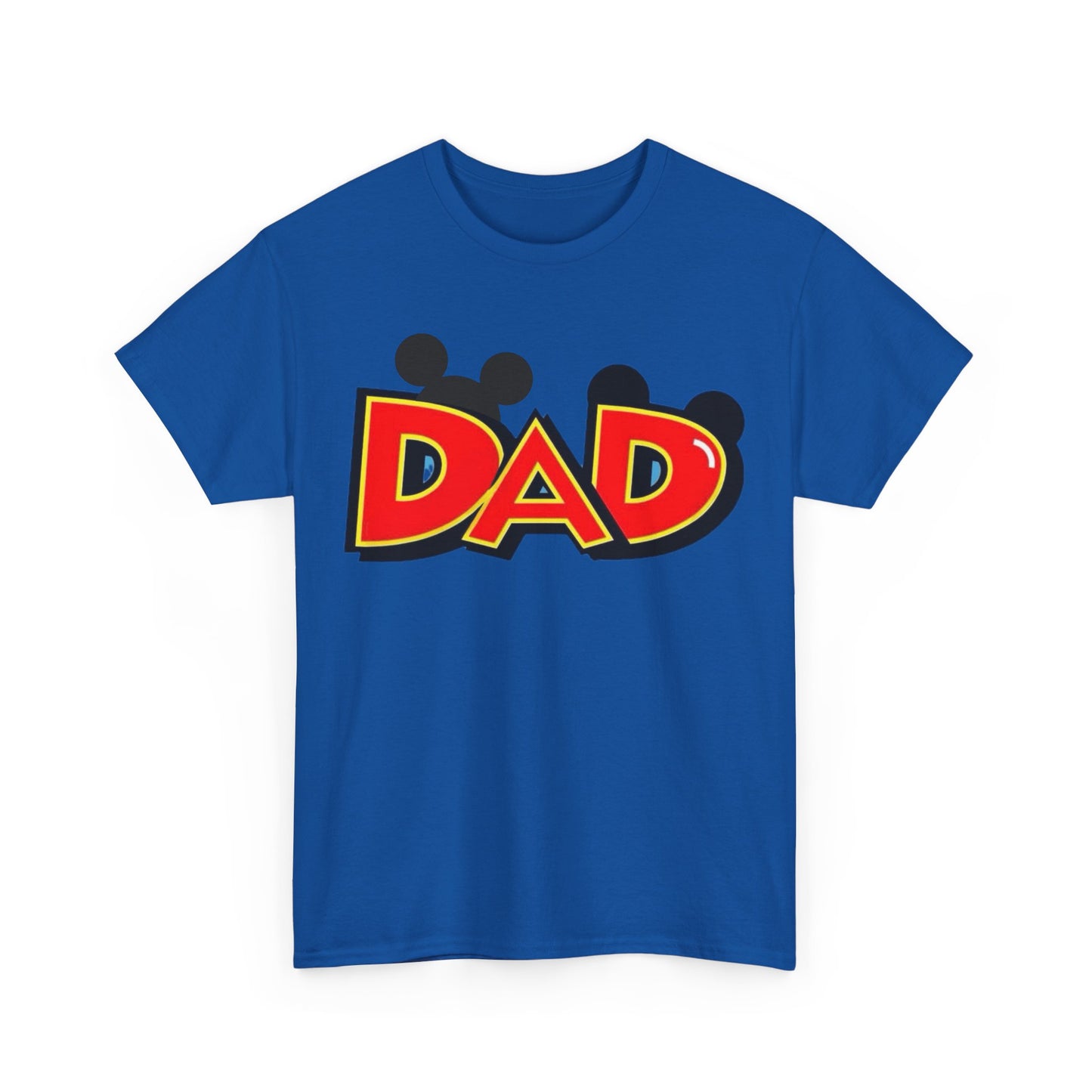 Disney Dad Mickey Ears T-Shirt – Retro Cartoon Dad Tee, Perfect Father’s Day Gift