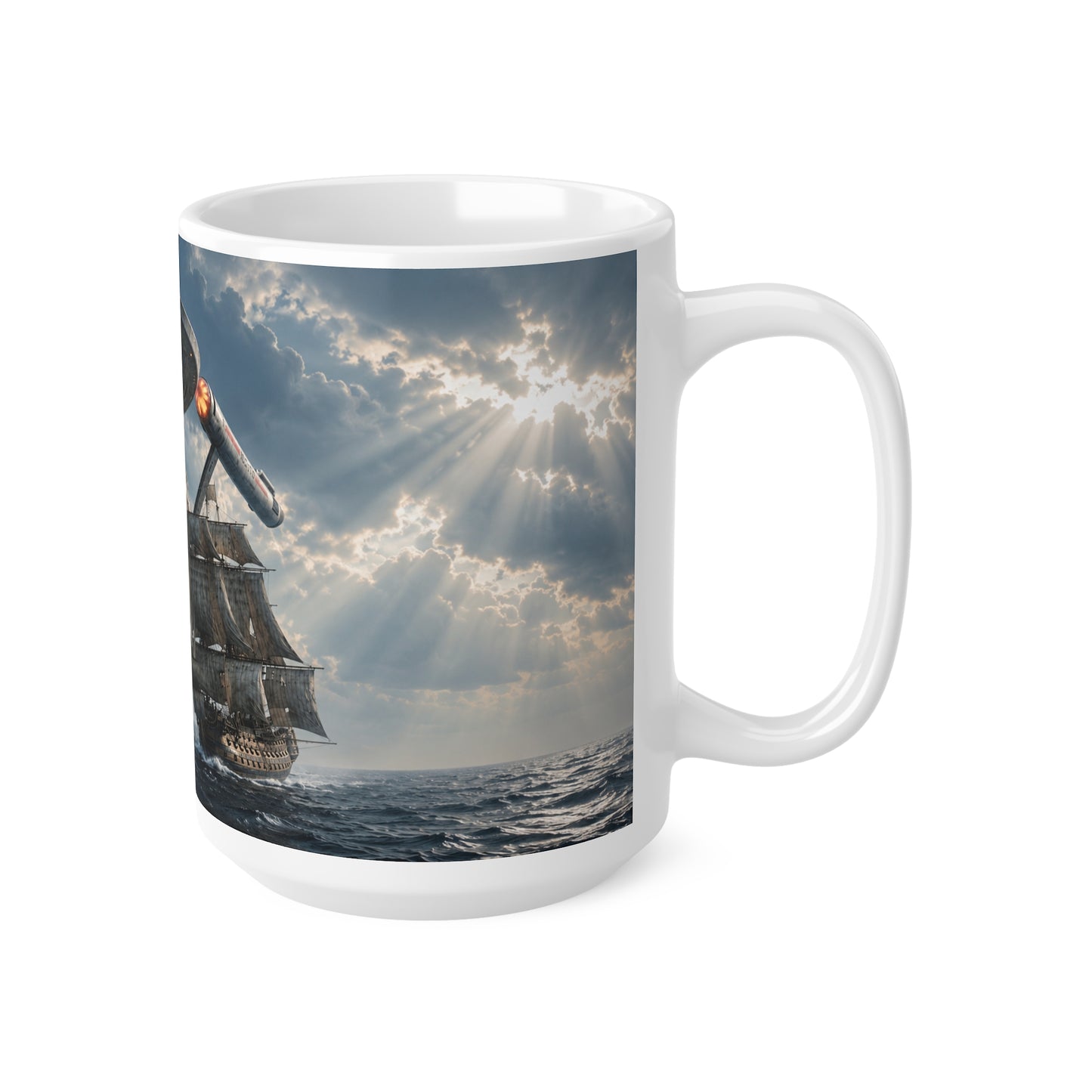 Ships Named ENTERPRISE Mug — Sci‑Fi Naval Spacecraft Coffee Cup (11oz & 15oz)