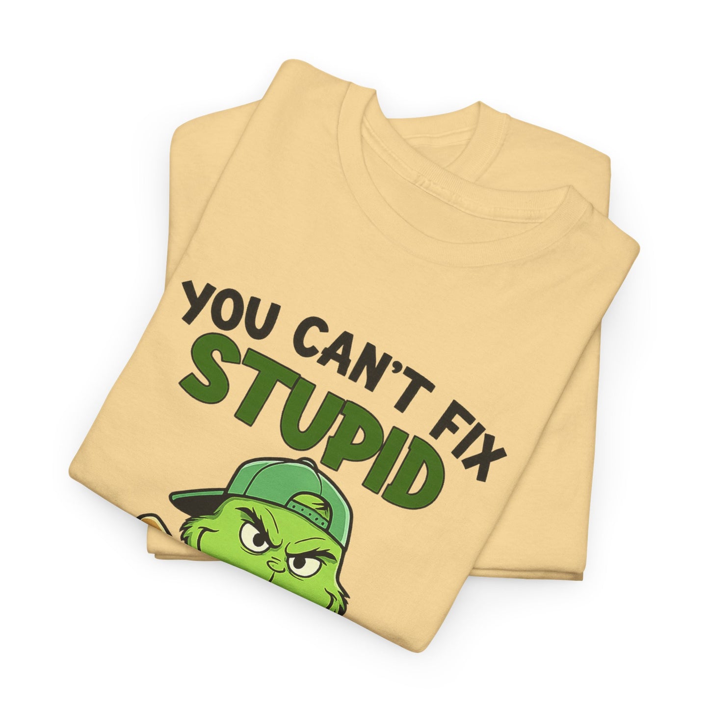 Funny Carpenter T‑Shirt — "You Can't Fix Stupid But You Can Numb It With a 2x4"