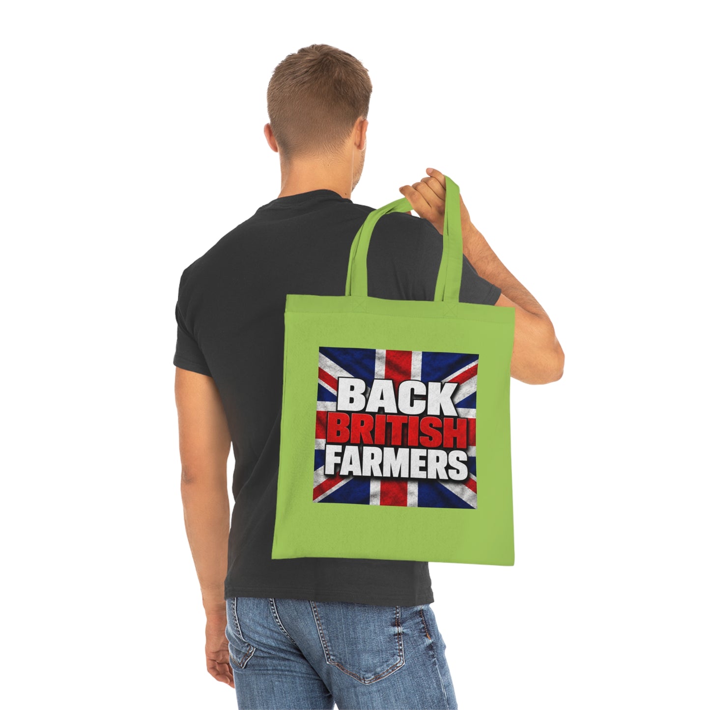 Back British Farmers Tote Bag — Union Jack Cotton Shopper