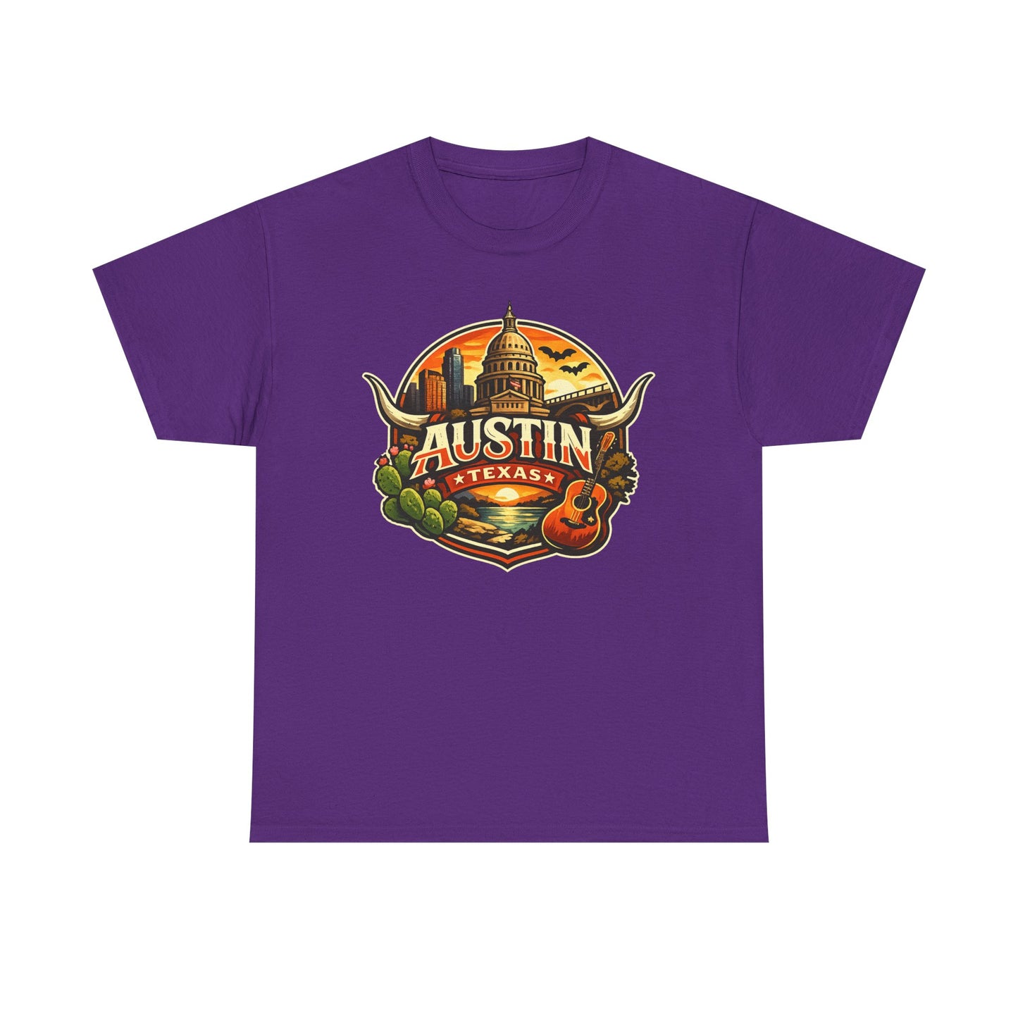 Austin Texas Vintage Travel T-Shirt