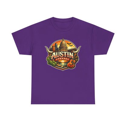 Austin Texas Vintage Travel T-Shirt