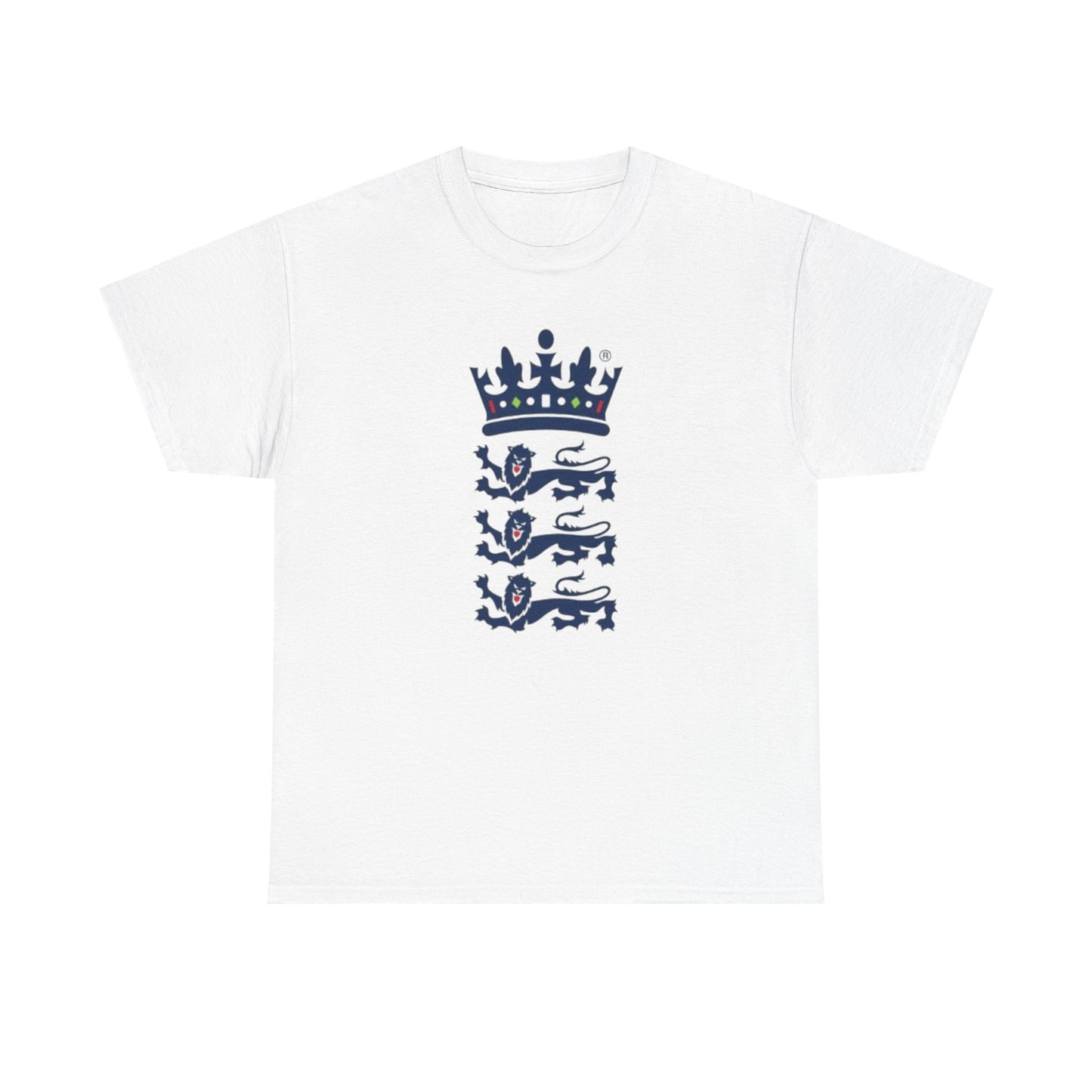 English Cricket T-Shirt — Vintage Cricket Crest Tee
