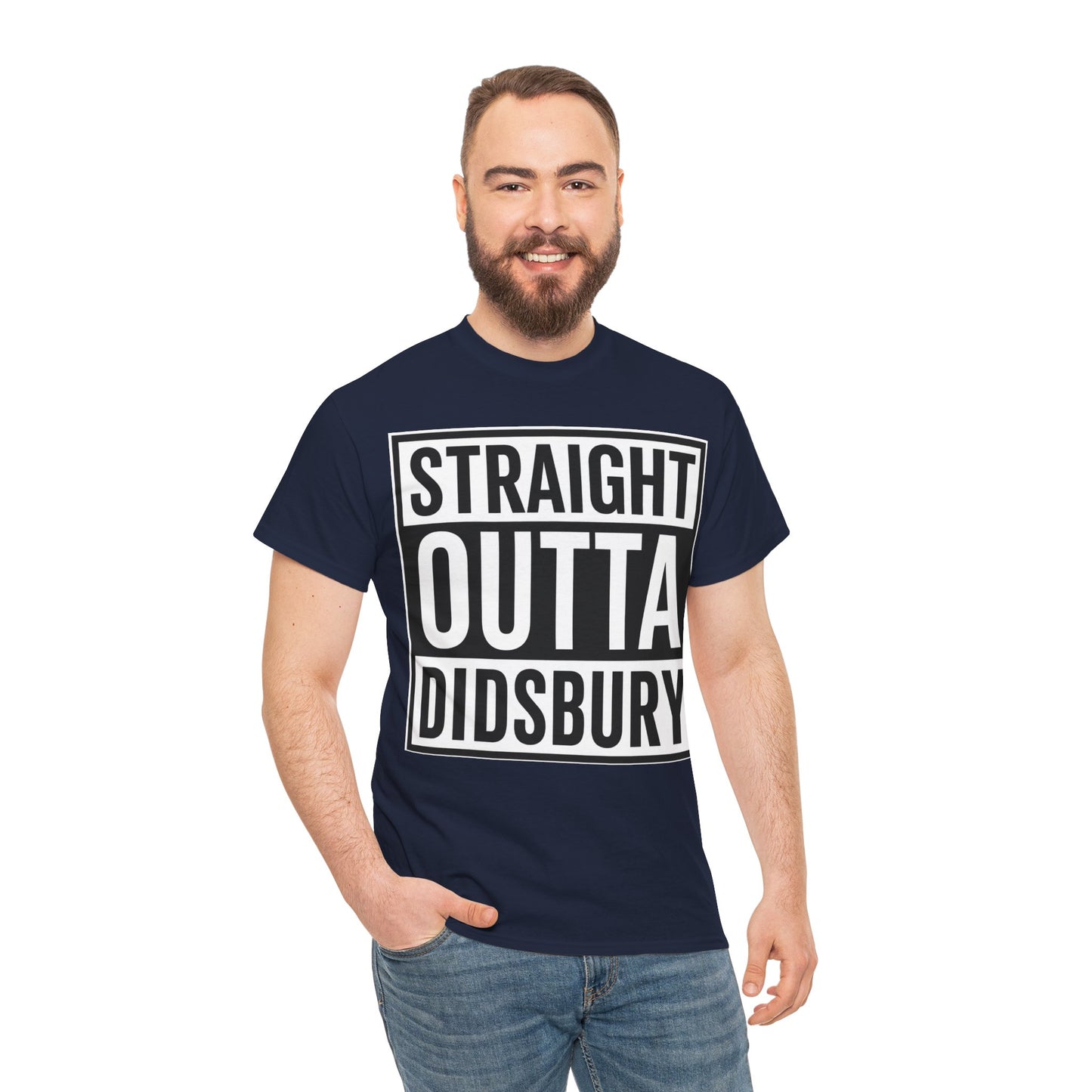 Straight Outta Didsbury T‑Shirt — Graphic City Pride Tee