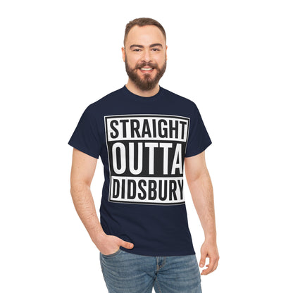 Straight Outta Didsbury T‑Shirt — Graphic City Pride Tee