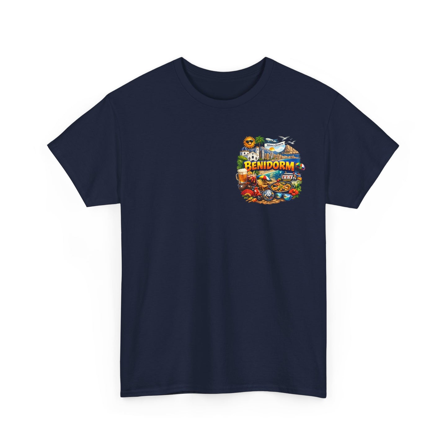 Benidorm Souvenir T‑Shirt — Spain Beach Holiday Graphic Tee