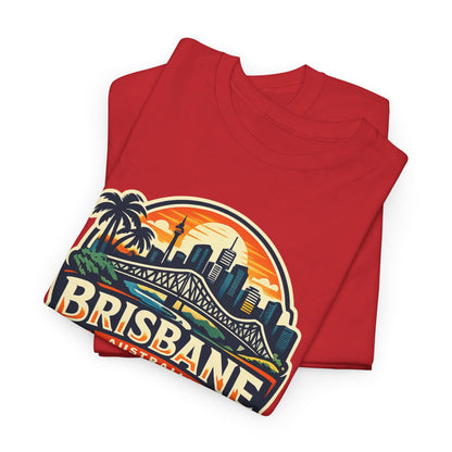 Brisbane Australia Vintage Sunset T-Shirt