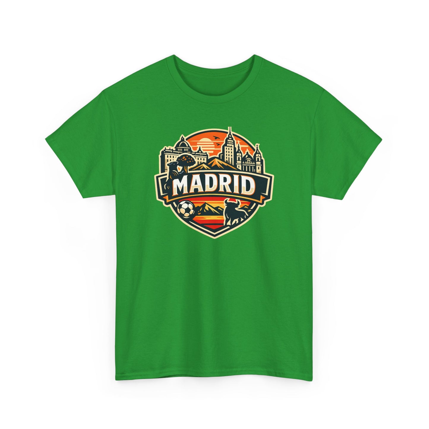 Madrid Skyline Soccer Crest T-Shirt