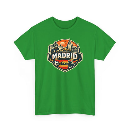 Madrid Skyline Soccer Crest T-Shirt