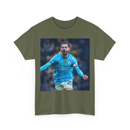 Bernardo Silva Tribute Tee – Inspirational Letter & Celebrating Goal Moment