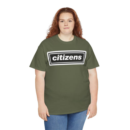 Citizens Manchester City Logo T-Shirt — Minimal Retro Box-Logo Tee