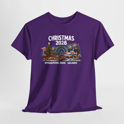 Christmas 2026 Orlando T-Shirt — International Drive Holiday Souvenir