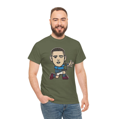 Phil Foden Cartoon Dance Pose Tee - Funky Character Graphic T-Shirt