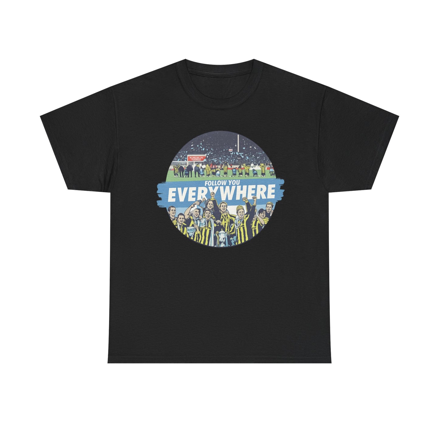 Manchester City T-Shirt — Follow Me Everywhere Soccer Fan Design