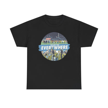 Manchester City T-Shirt — Follow Me Everywhere Soccer Fan Design