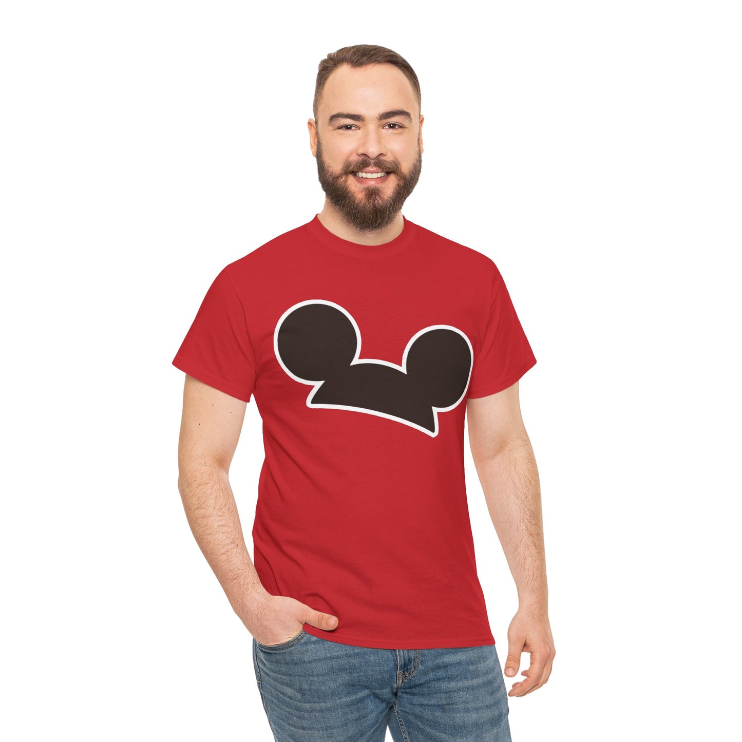 Mickey Ears Inspired Unisex Heavy Cotton Tee