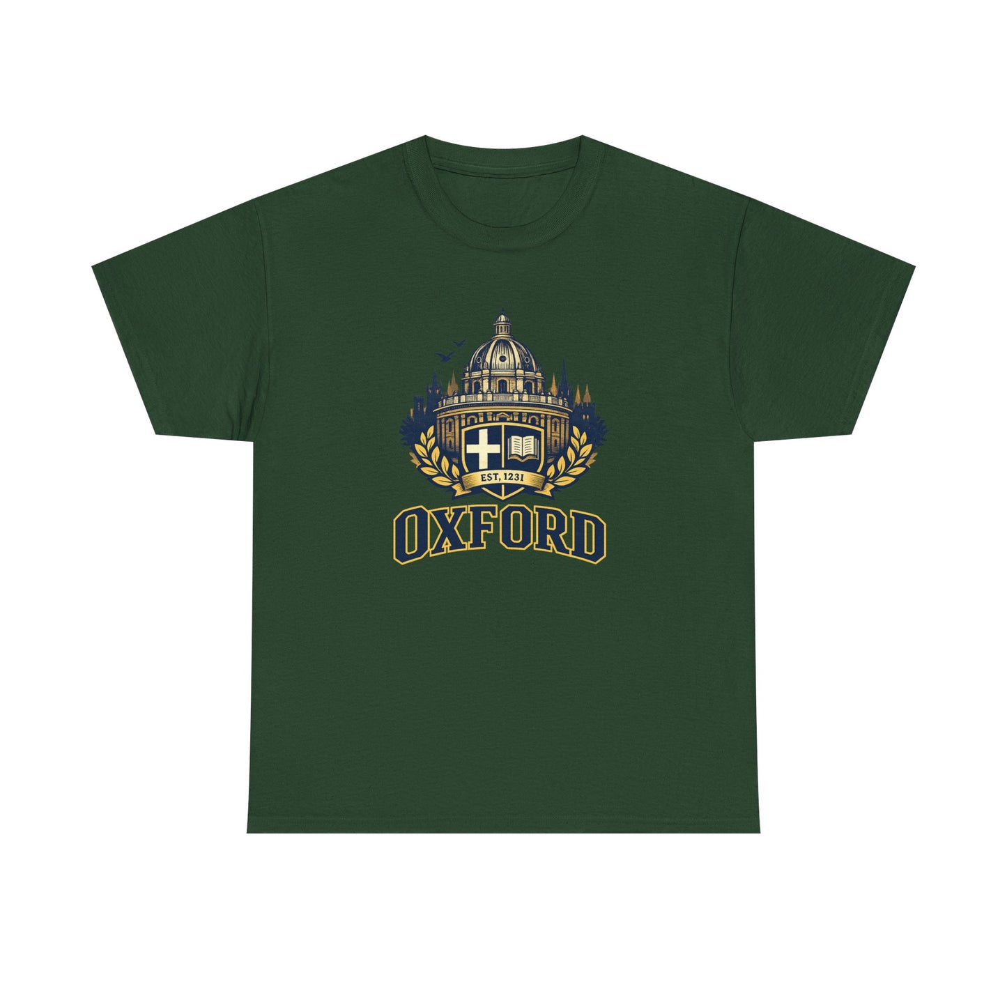 Oxford Crest T-Shirt — Vintage University Graphic Tee