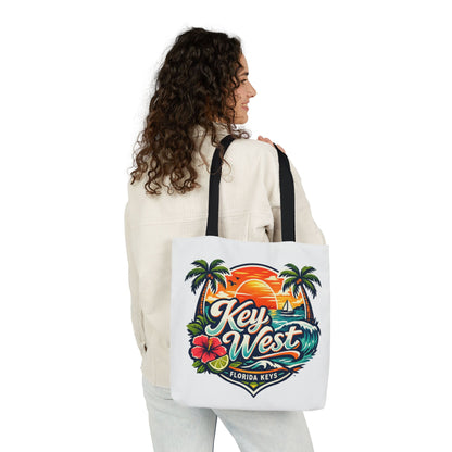 Key West Sunset Canvas Tote