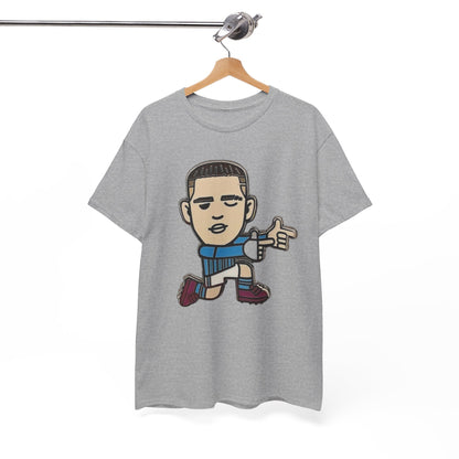 Phil Foden Cartoon Dance Pose Tee - Funky Character Graphic T-Shirt
