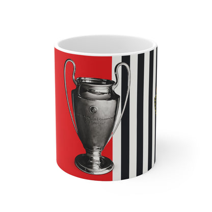 1985 European Cup Final Programme Cover Inspired Coffee Mug — Ceramic Cup (11oz/15oz)