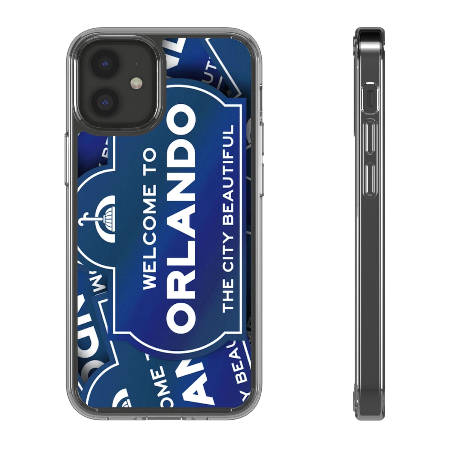 Orlando Clear Phone Case — "Welcome to Orlando" City Sign Design