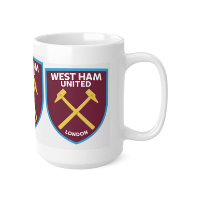 West Ham United Football Mug — Ceramic Coffee Cup (11oz & 15oz)