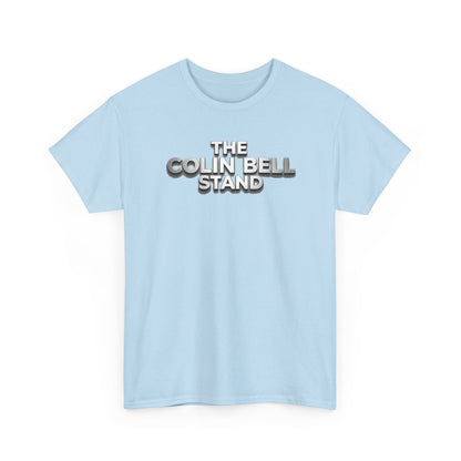 T-Shirt — “The Colin Bell Stand” Retro Chrome Text Tee