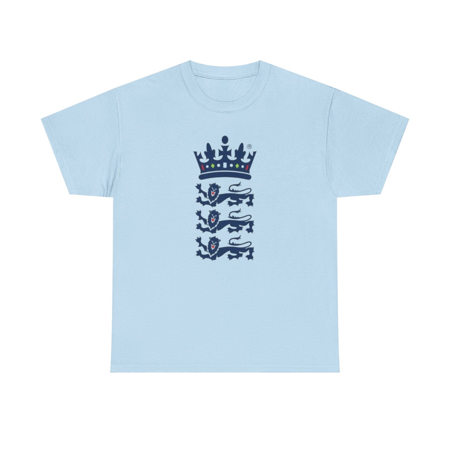 English Cricket T-Shirt — Vintage Cricket Crest Tee