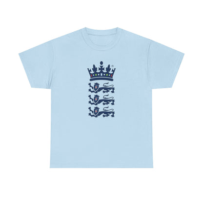 English Cricket T-Shirt — Vintage Cricket Crest Tee